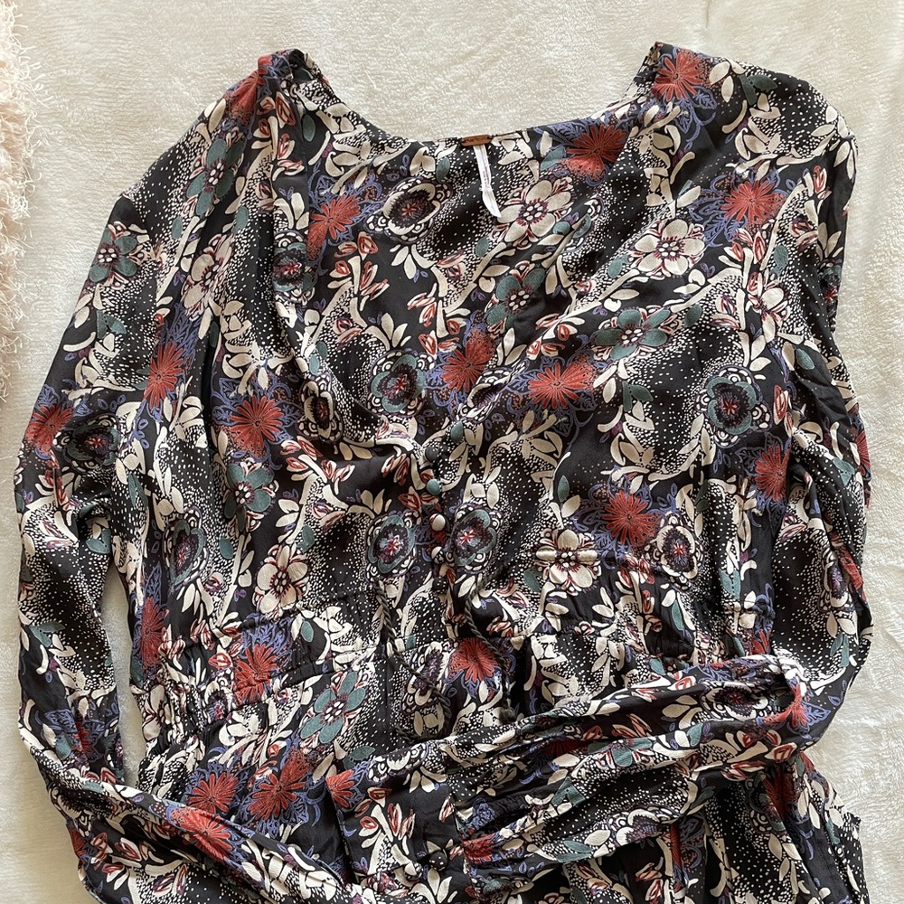 Never Worn Free People Floral Tunic Dress